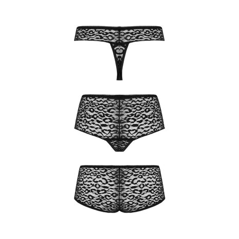 Underneath - Lexi Set Van 3 Slips - Zwart