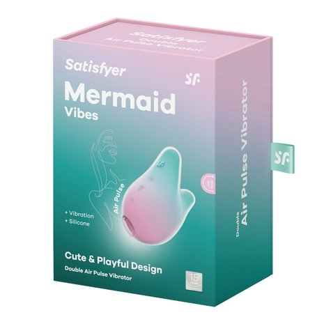 Satisfyer Mermaid Vibes - Mint/Roze