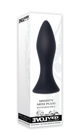 Evolved Novelties - Mighty Mini Plug - Zwart