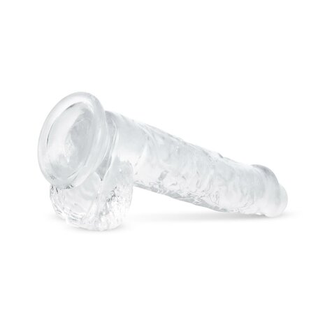 Jelly Dildo met Ballen - 13,5 cm