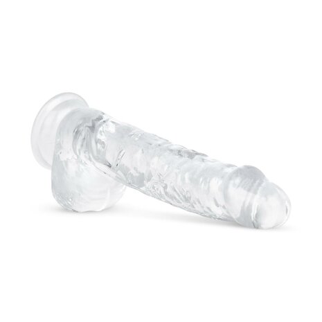 Jelly Dildo met Ballen - 13,5 cm