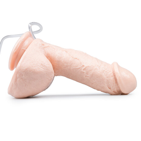 Spuitende Dildo Met Balzak - 13 cm