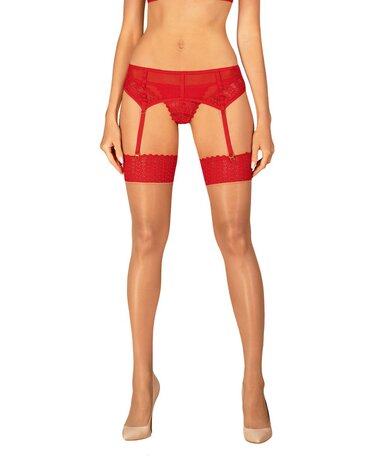 Obsessive - Ingridia 3-delige Set - Rood