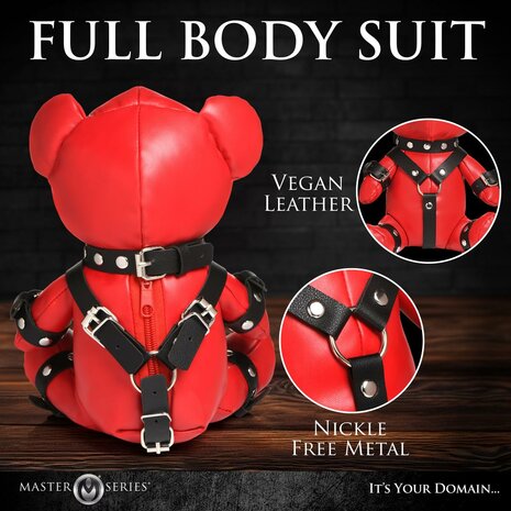 XR Brands - Gimp Bear - Rood