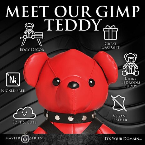 XR Brands - Gimp Bear - Rood