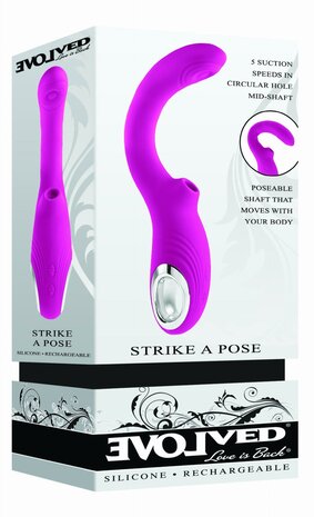 Evolved - Strike a Pose Tarzan Vibrator - Paars