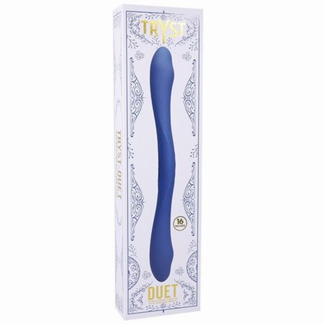 Doc Johnson - Dubbele Vibrator met Afstandsbediening - Blauw