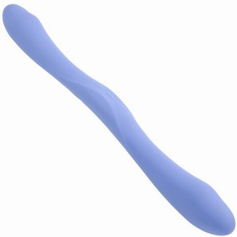 Doc Johnson - Dubbele Vibrator met Afstandsbediening - Blauw