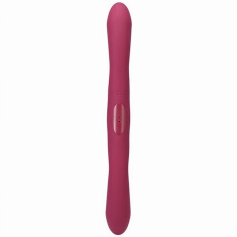 Doc Johnson - Dubbele Vibrator met Afstandsbediening - Rood