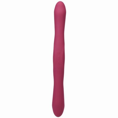 Doc Johnson - Dubbele Vibrator met Afstandsbediening - Rood