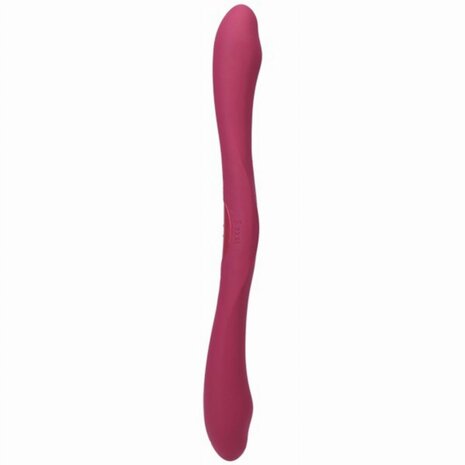 Doc Johnson - Dubbele Vibrator met Afstandsbediening - Rood