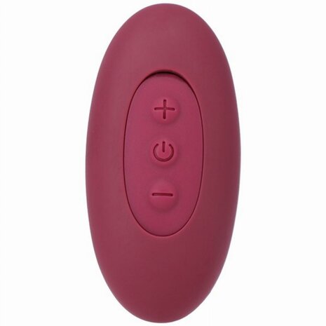 Doc Johnson - Dubbele Vibrator met Afstandsbediening - Rood