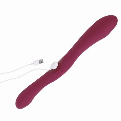 Doc Johnson - Dubbele Vibrator met Afstandsbediening - Rood