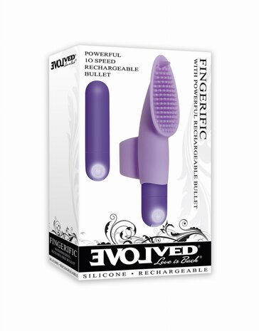 Evolved - Fingerfic Bullet Vibrator Met Vinger Sleeve