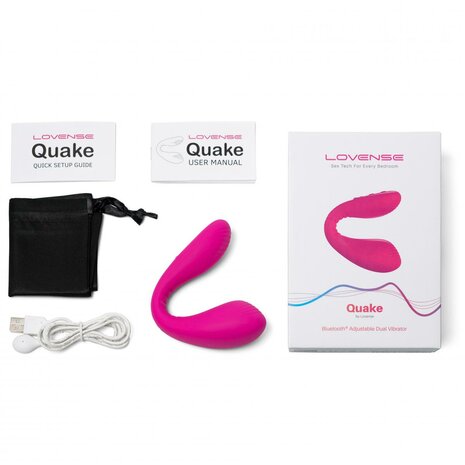 Lovense - Quake G-spot Vibrator - Roze