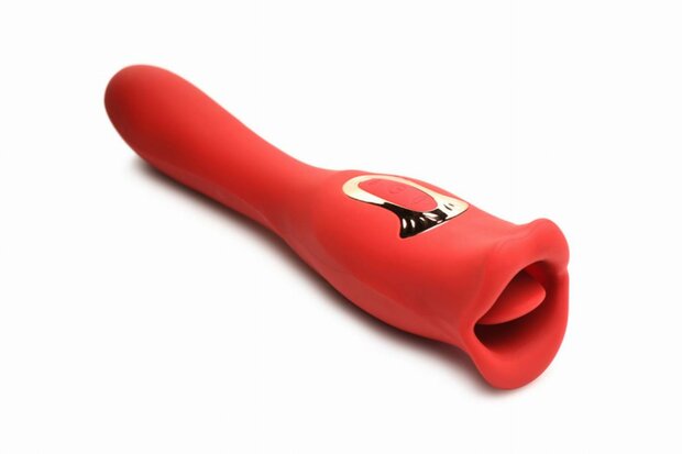 Lickgasm Dubbelzijdige Kus Vibrator - Rood