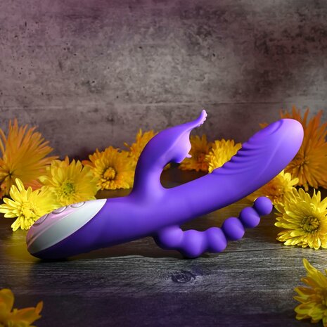 Evolved - Lick Me Triple Stim Vibe Vibrator - Paars