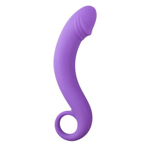 Siliconen prostaat dildo - paars