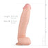 Dwayne Realistische Dildo Met Balzak - 30 cm_